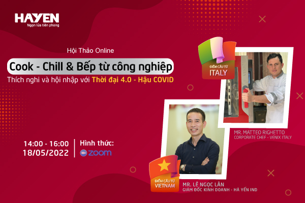 Hà Yến tổ chức thành công chương trình hội thảo online đầu tiên trong ngành Thiết bị bếp công nghiệp.
