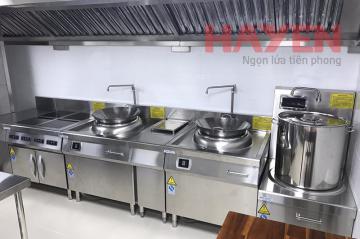 Hình ảnh thiết bị bếp từ MasterINDUC lắp thực tế tại các dự án nhà hàng, khách sạn, nhà máy, bệnh viện, trường học.