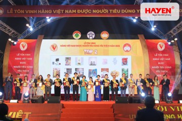 LẦN THỨ 5 LIÊN TIẾP, HÀ YẾN ĐƯỢC VINH DANH “HÀNG VIỆT NAM ĐƯỢC NGƯỜI TIÊU DÙNG YÊU THÍCH 2025” – VINH DỰ ĐỨNG TRONG TOP 2 NĂM 2025