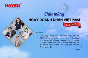 TẬP ĐOÀN HÀ YẾN CHÚC MỪNG NGÀY DOANH NHÂN VIỆT NAM 13/10/2025