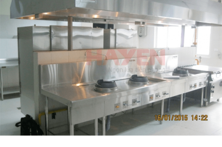 Thiết kế bếp ăn tập thể, nhà ăn cho công nhân đạt chuẩn theo quy tắc một chiều.
