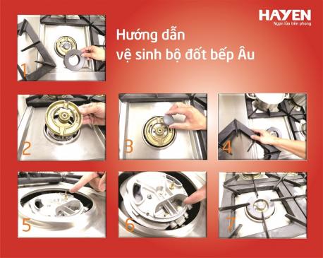 7 bước đơn giản giúp bạn vệ sinh bộ đốt bếp Âu