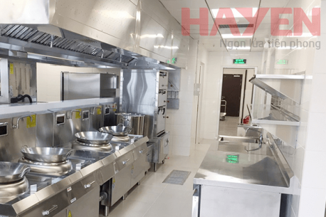 Dự án bếp ăn công nghiệp bệnh viện quốc tế Vinmec do Hà Yến thực hiện.