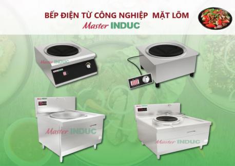 Thiết bị bếp điện từ công nghiệp mặt lõm MasterINDUC – Tiết kiệm, an toàn, tiện dụng