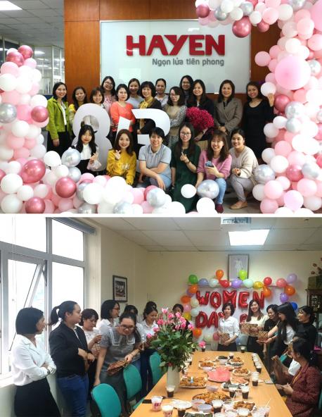 Chương trình chúc mừng ngày Quốc tế phụ nữ 08/3 của các công ty thuộc Tập đoàn Hà Yến.