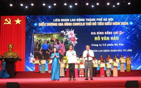 Người Hà Yến tiếp tục được vinh danh gia đình CNVCLĐ tiêu biểu Thủ đô 2024