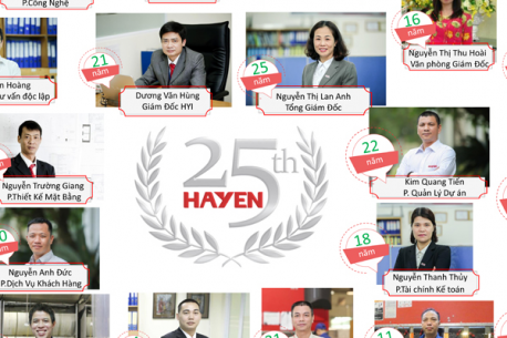 Kỷ niệm 25 năm thành lập - Vinh danh những CBCNV gắn bó lâu năm với Hà Yến
