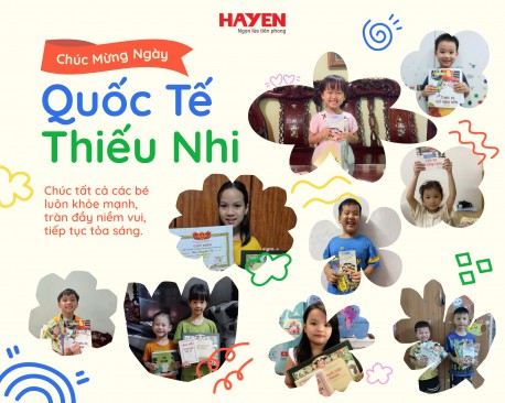 Tập đoàn Hà Yến tặng quà cho con em CBCNV công ty nhân dịp Tết thiếu nhi