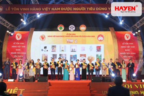 LẦN THỨ 5 LIÊN TIẾP, HÀ YẾN ĐƯỢC VINH DANH “HÀNG VIỆT NAM ĐƯỢC NGƯỜI TIÊU DÙNG YÊU THÍCH 2025” – VINH DỰ ĐỨNG TRONG TOP 2 NĂM 2025