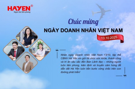 TẬP ĐOÀN HÀ YẾN CHÚC MỪNG NGÀY DOANH NHÂN VIỆT NAM 13/10/2025