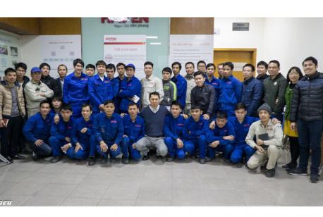 Hà Yến tổ chức chương trình đào tạo nâng cao cho thợ hàn tại nhà máy