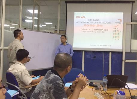 Hà Yến tổ chức thành công chương trình đào tạo ISO 9001:2015 cho Cán bộ quản lý và nhân viên chủ chốt