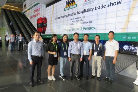 Đoàn đại diện của Hà Yến tham dự triển lãm quốc tế FHA 2018 tại Singapore