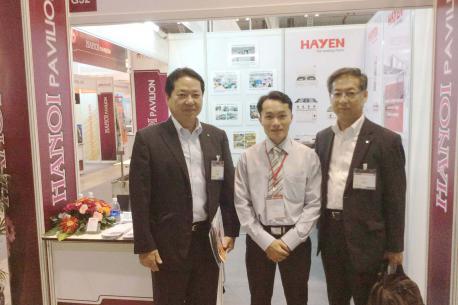 Hà Yến tham dự Triển lãm Metalex 2014