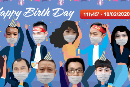 Hà Yến tổ chức bữa tiệc chúc mừng cho các thành viên có sinh nhật trong tháng 02