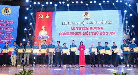 Hà Yến tiếp tục ghi danh trong danh sách 100 công nhân giỏi Thủ đô 2024