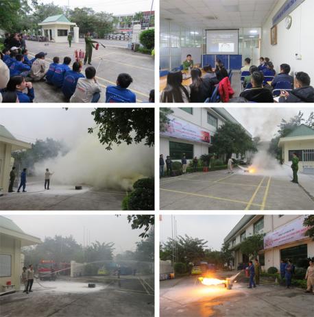 Hà Yến tập huấn công tác phòng cháy chữa cháy năm 2017