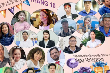 Hà Yến tổ chức bữa tiệc chúc mừng Ngày phụ nữ Việt Nam kết hợp với sinh nhật tháng 10.