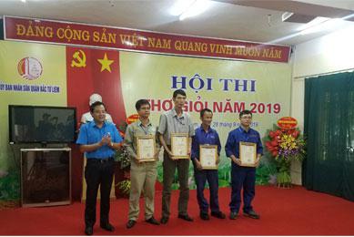 Hà Yến đạt 2 giải nhất tại Hội thi thợ giỏi Quận Bắc Từ Liêm năm 2019