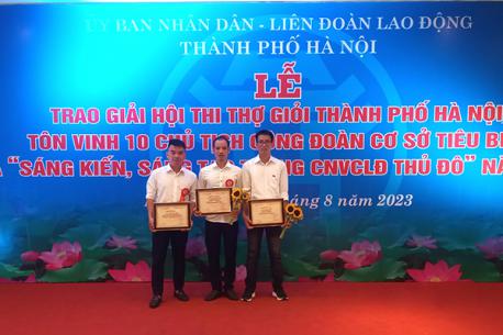 Hà Yến vinh dự nhận 3 giải trong Hội thi thợ giỏi thành phố Hà Nội năm 2023