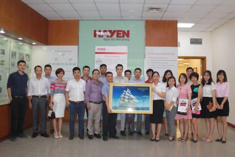 Hà yến đón tiếp đoàn tham quan và chia sẻ về kinh nghiệm ứng dụng phương pháp quản lý sản xuất 5S-Kaizen tại nhà máy