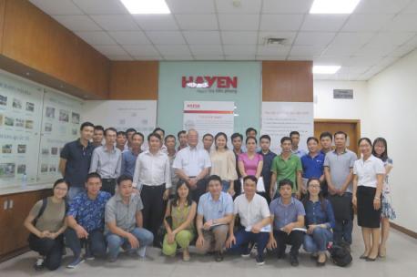 Hà Yến đón tiếp đoàn học viên của Viện phát triển nguồn nhân lực Việt Nam - Nhật Bản(VJCC