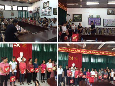 Hà Yến thăm và tặng quà trung thu cho các bé ở làng trẻ SOS Hà Nội