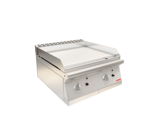 Double gas smooth fry top