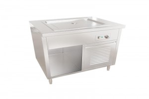 Electric-used bain marie counter -  01 GN 2/1 tray