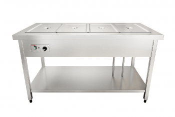 Bain marie with 4 GN tray 1/1