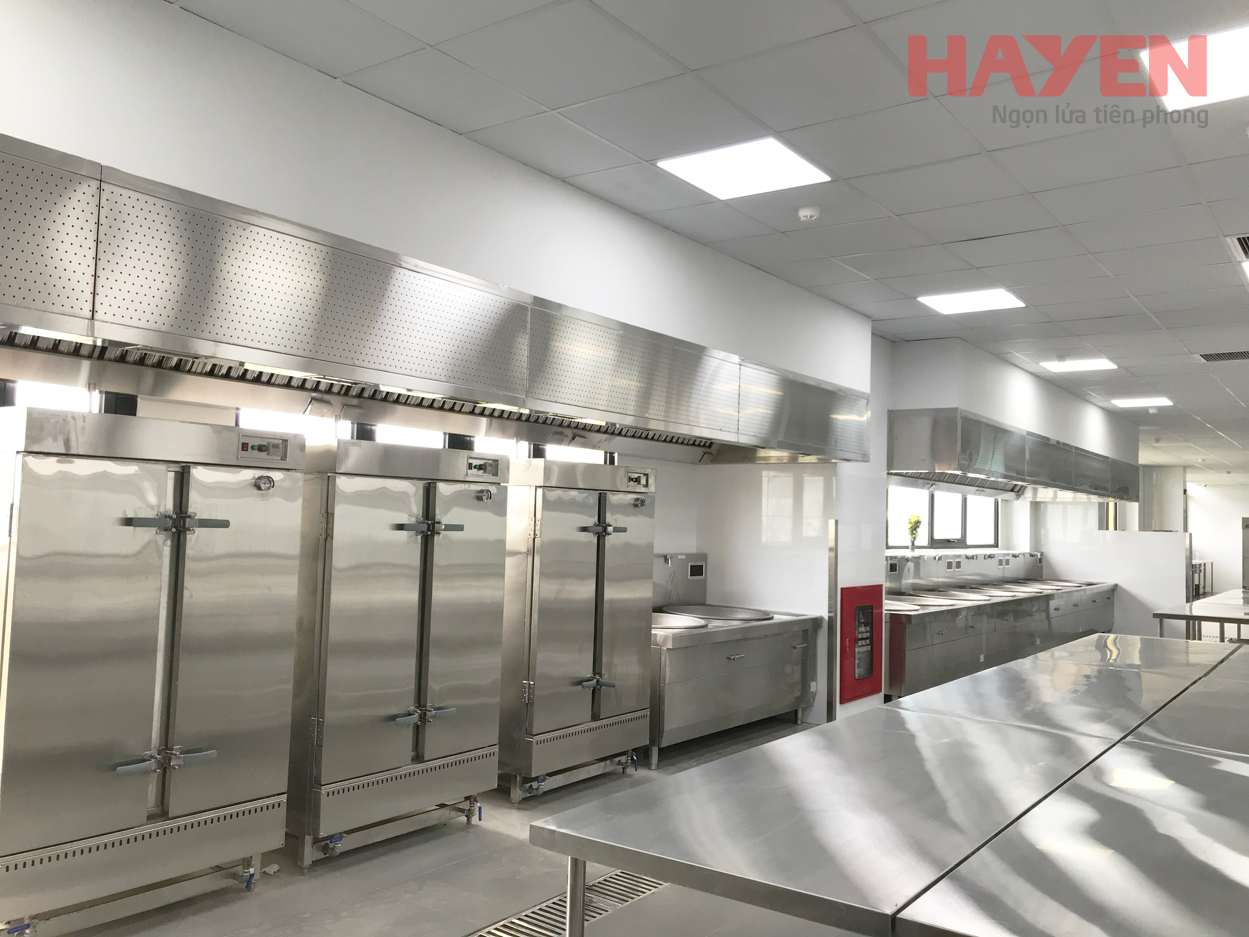 Hệ thống bếp dự án trường Mầm non Vinschool Grand Park