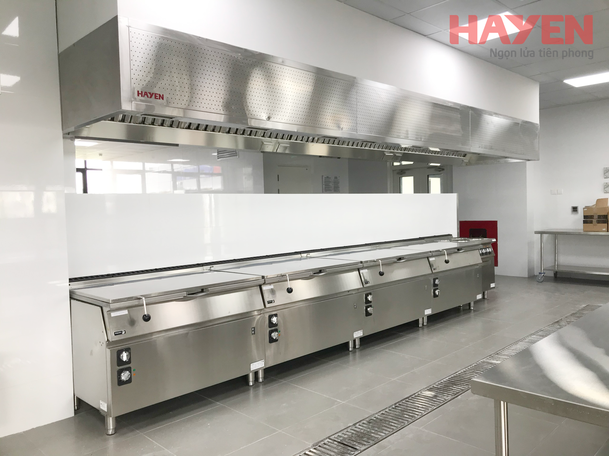 Hệ thống bếp dự án trường Mầm non Vinschool Grand Park