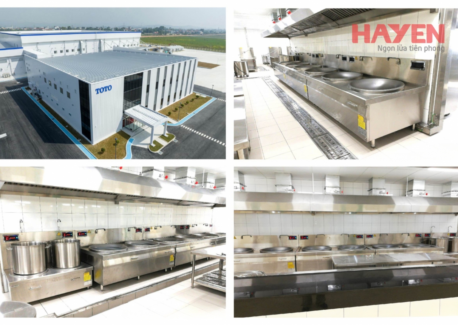 Bếp căng tin nhà máy Toto Vĩnh Phúc 