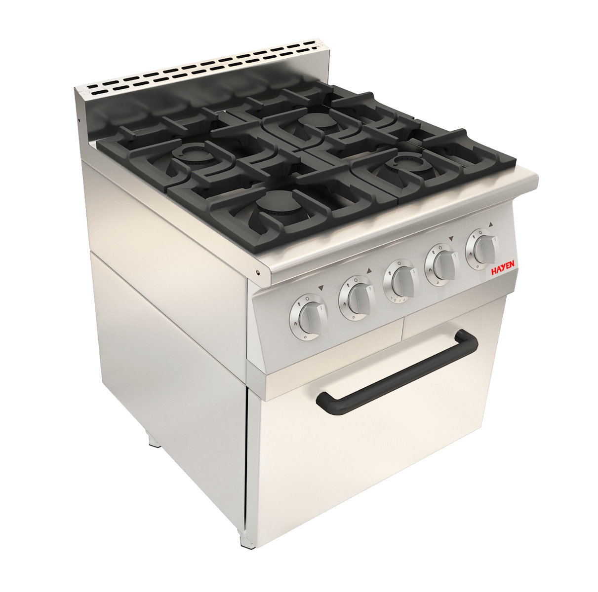 Bếp Âu 4 họng có lò nướng