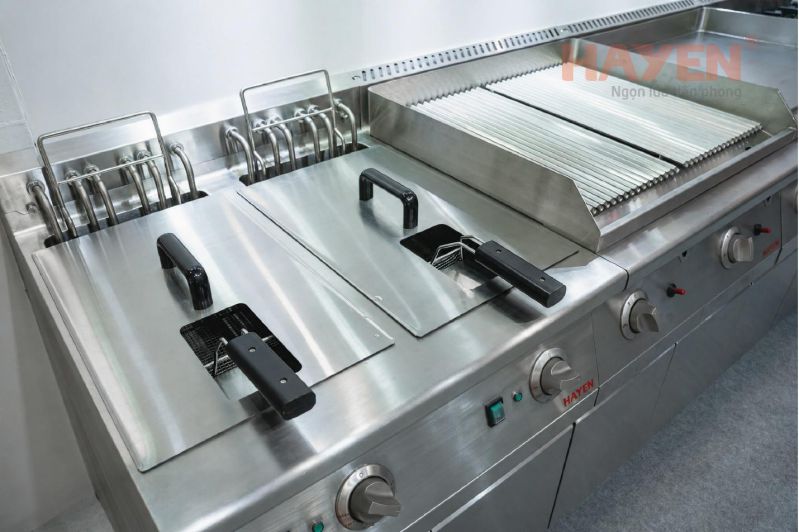 Ứng dụng của bếp chiên nhúng đôi
