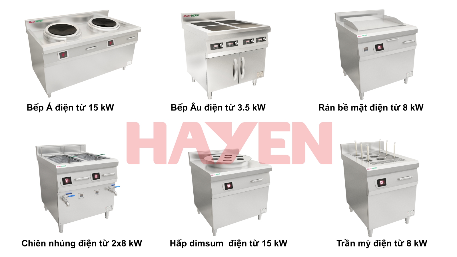 Bếp từ công nghiệp theo Modul