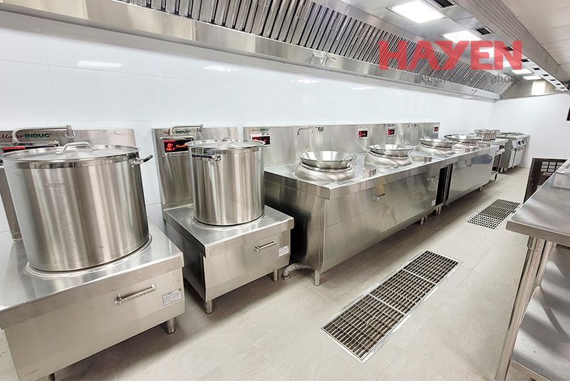 Hà Yến tự hào là đơn vị uy tín trong lĩnh vực thiết bị bếp công nghiệp - Hình ảnh được chụp tại Bệnh viện đa khoa Quốc tế Việt Nhật