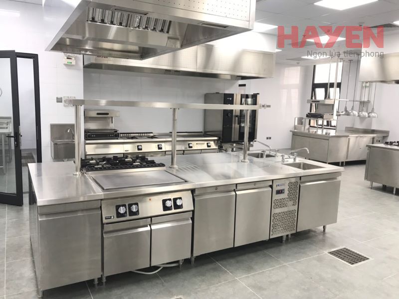 Thiết kế bếp công nghiệp cần đảm bảo nhiều yếu tố khác nhau