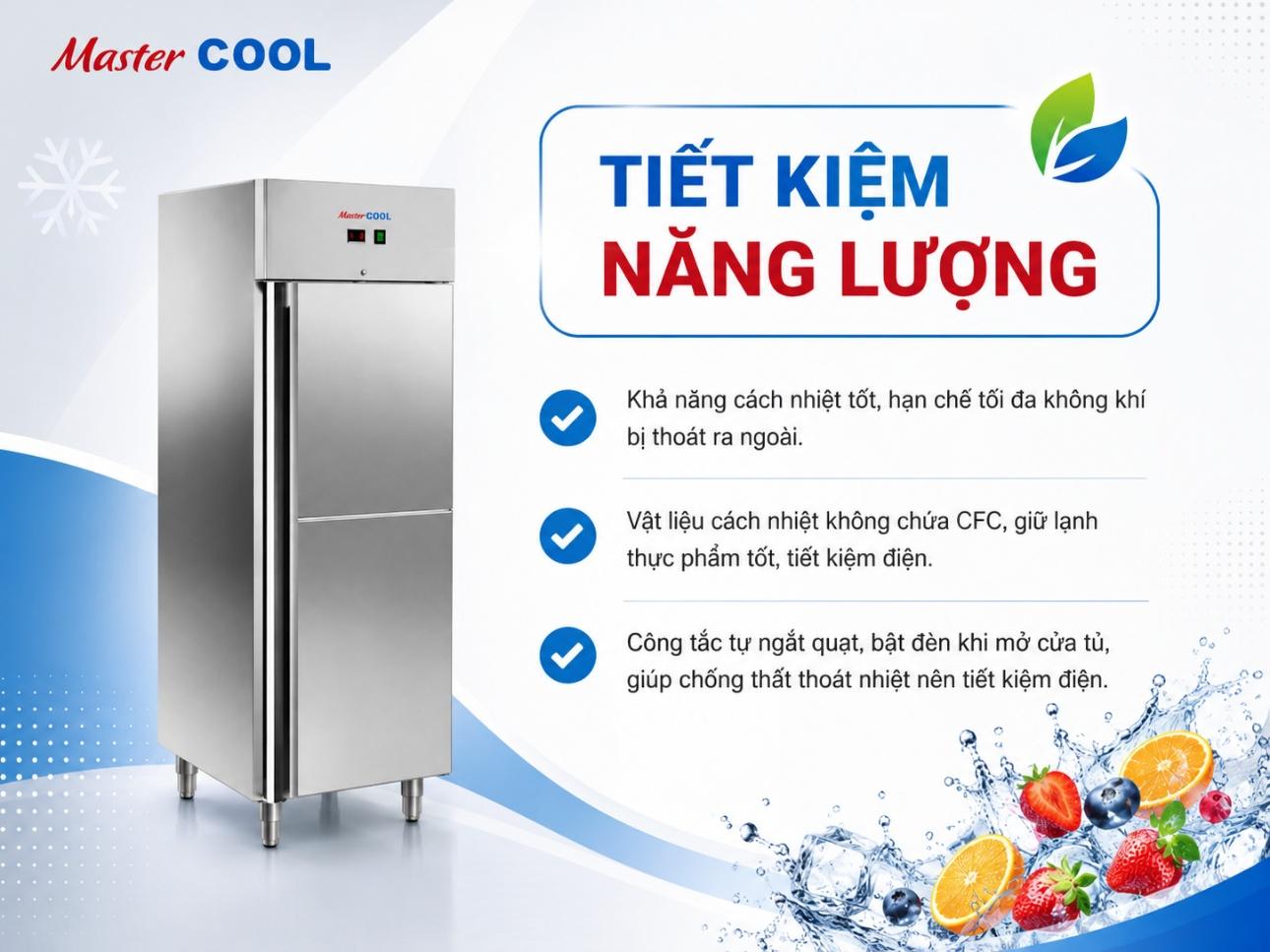 Tủ mát công nghiệp – Ưu điểm nổi bật