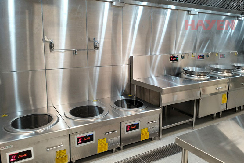 Bếp Âu điện tử công nghiệp đơn được lắp đặt tại Khu nghỉ dưỡng La Festa Phú Quốc