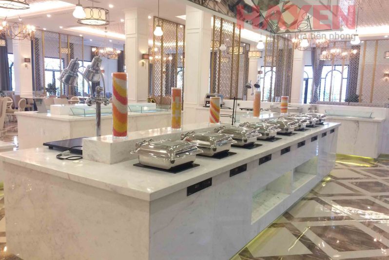 Bếp Âu điện từ được lắp đặt tại Khu nghỉ dưỡng Vinpearl Bãi Dài Khánh Hòa