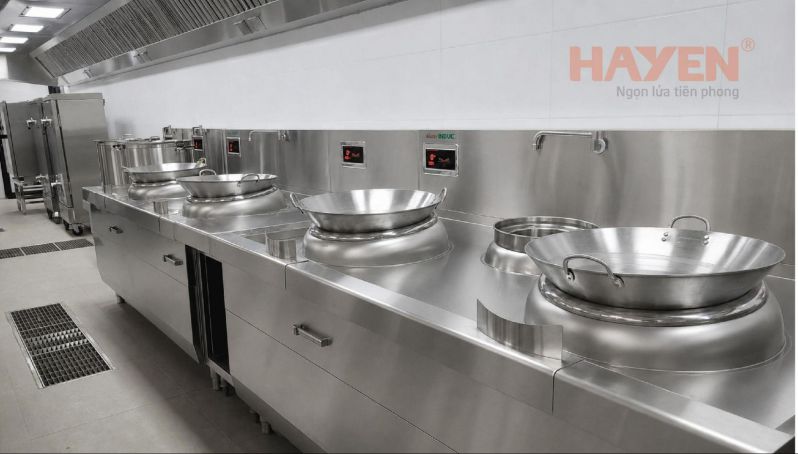 Bếp từ công nghiệp được ví như "trái tim" của bếp nhà hàng, khách sạn… 